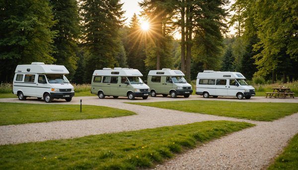 Camping accueillant les vans aménagés